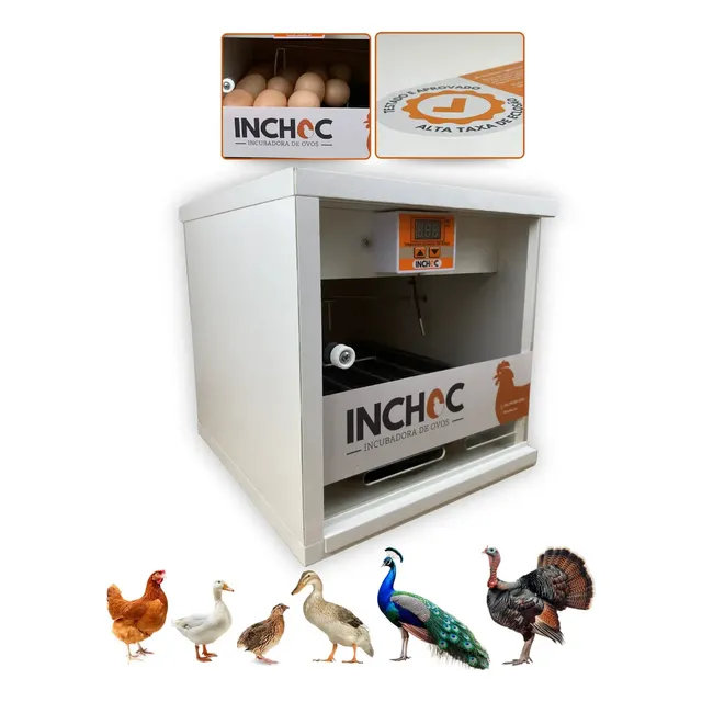 Chocadeira Rolagem Manual 15 Ovos Galinha 25 Codorna Inchoc 220v