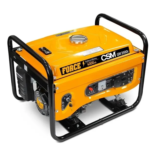 Gerador De Energia A Gasolina 4000w Partida Elétrica Csm