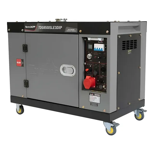 Gerador Cabinado Diesel 13hp Trifasico 220v 7,5kva Toyama 220v