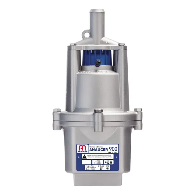 Bomba Submersa Vibratóra Anauger 900 5g - Cor Cinza 127v