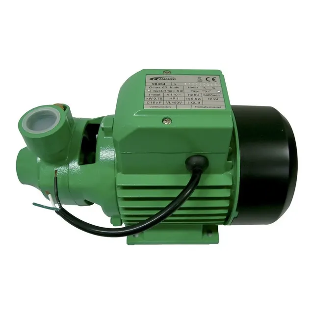 Bomba Periférica Amanco Xkm60 1/2hp Monofásica Verde 40l/min 220v 60hz