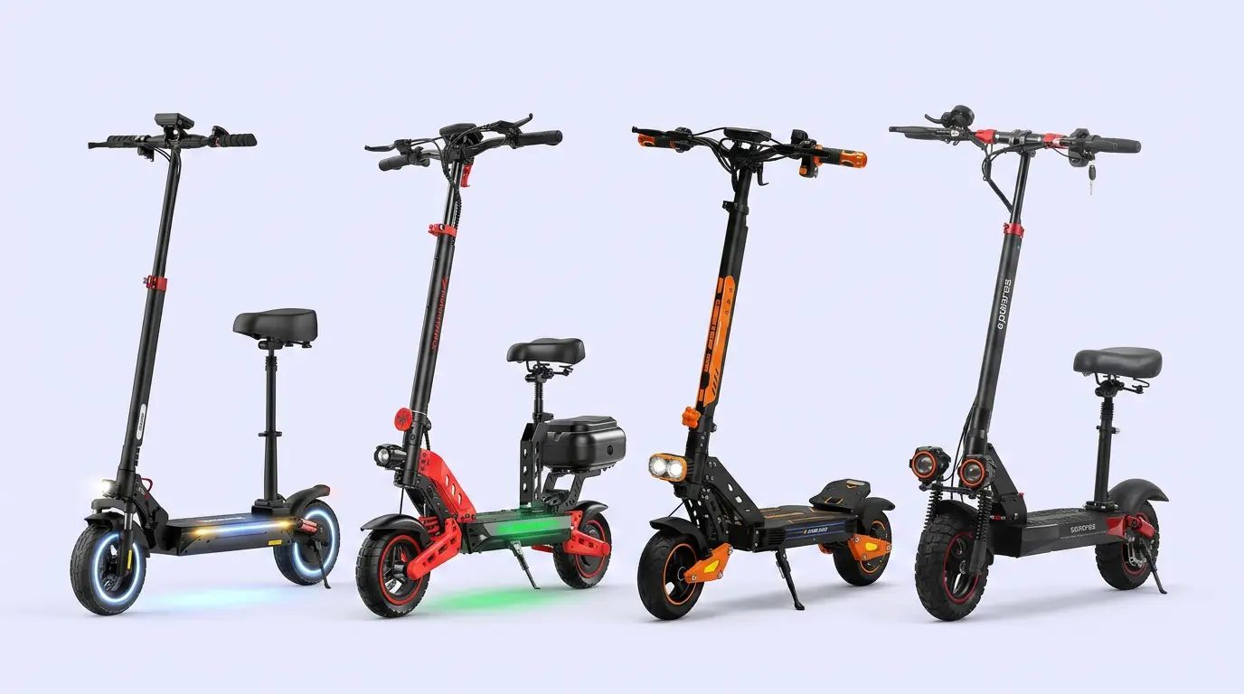 7 Melhores Patinetes Elétricos com Maior Autonomia para Rodar Mais com Uma Carga