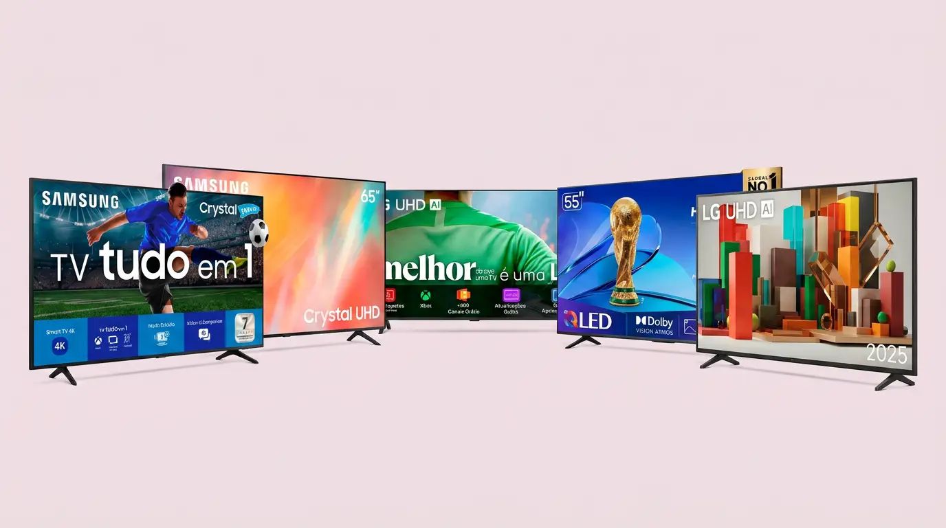 Melhores Smart TV 4K 55 e 65 Polegadas: Guia de Compra 2026