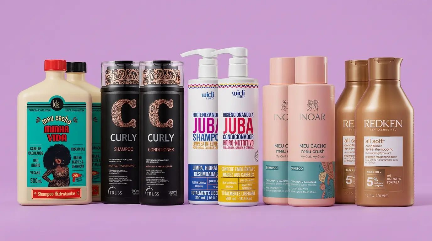 Os 10 melhores kit para cabelo cacheado.