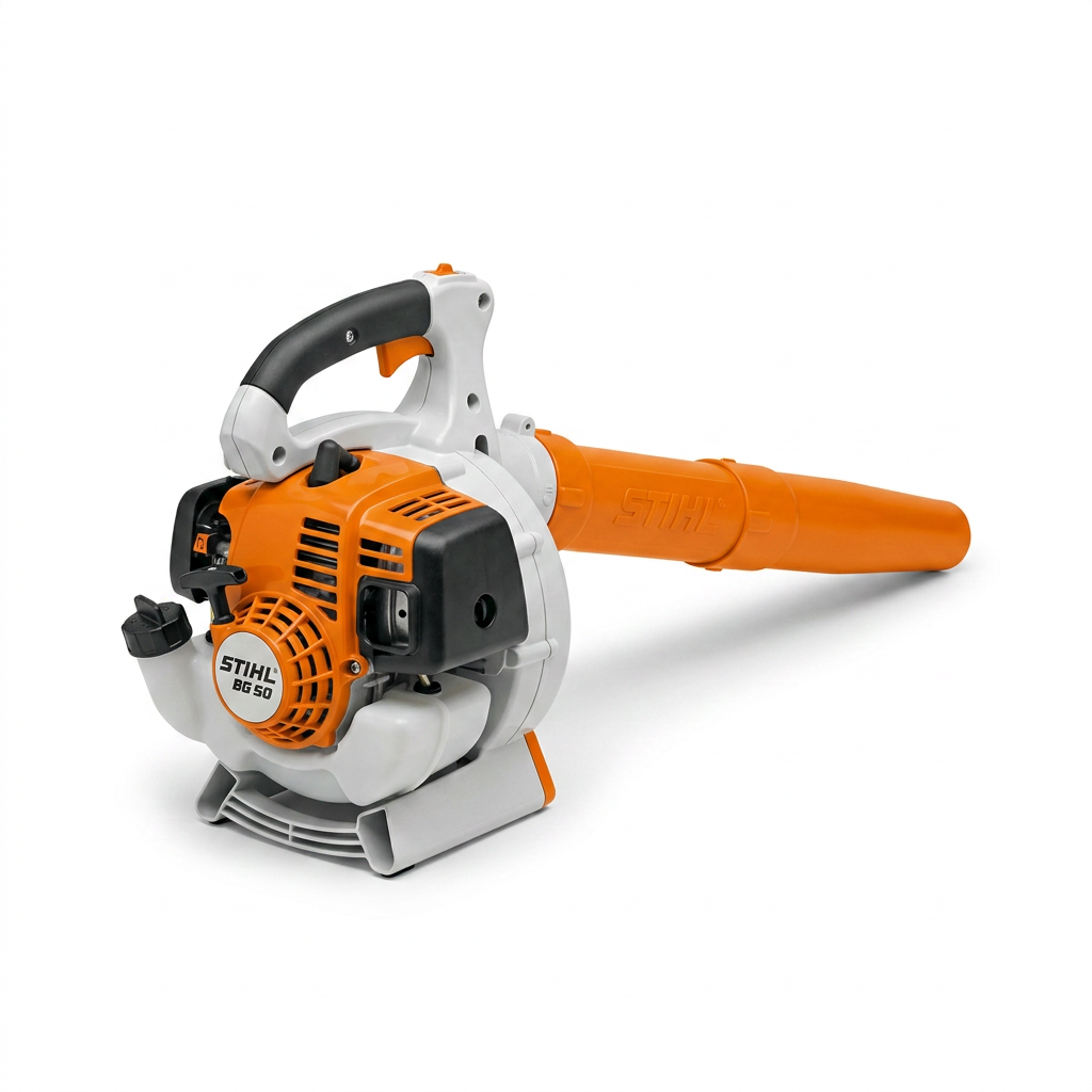 Soprador De Folhas Stihl Bg 50 A Gasolina, 2 Tempos E 1 Hp Branco 127/220v