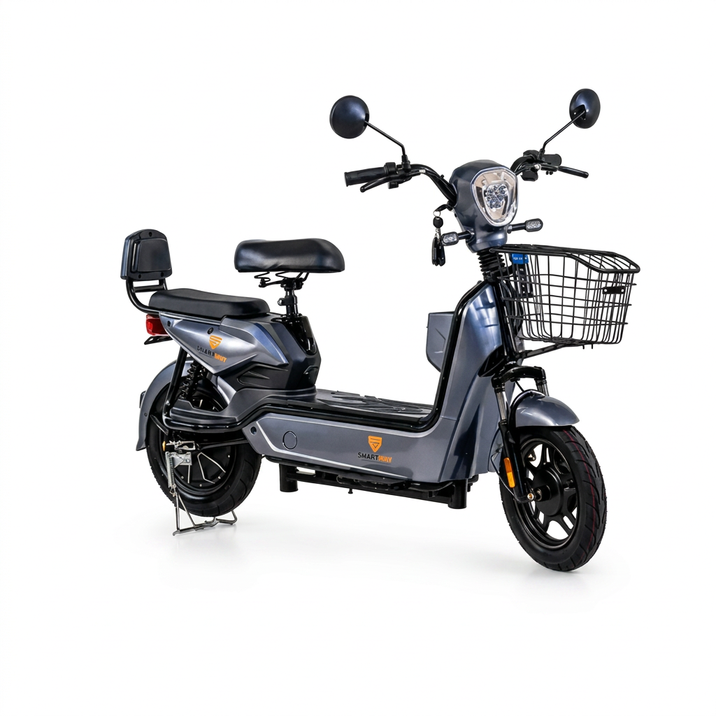 Bicicleta Elétrica 1000w Adulto Sem Cnh 32km/h Autopropelido Cinza-escuro M