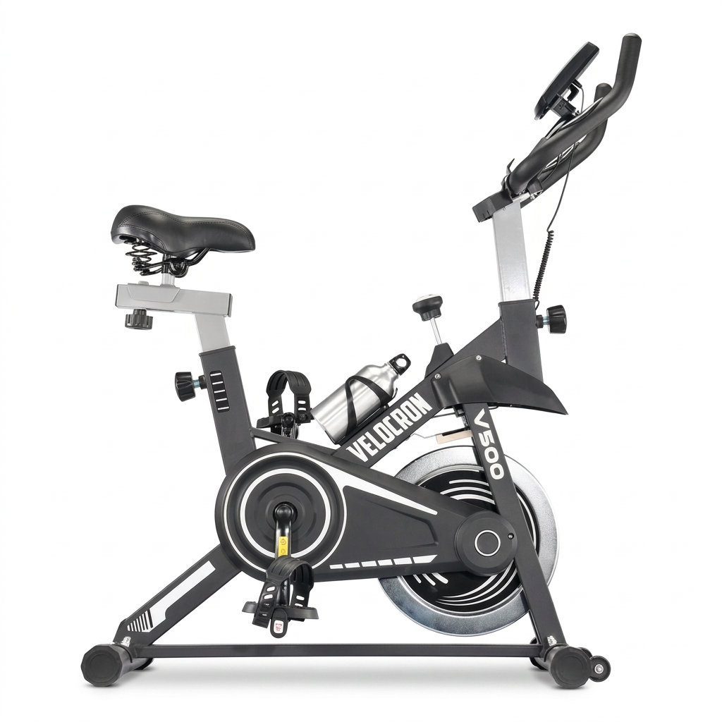 Bicicleta Ergométrica Spinning Inércia 5kg Velocron V500 Preto