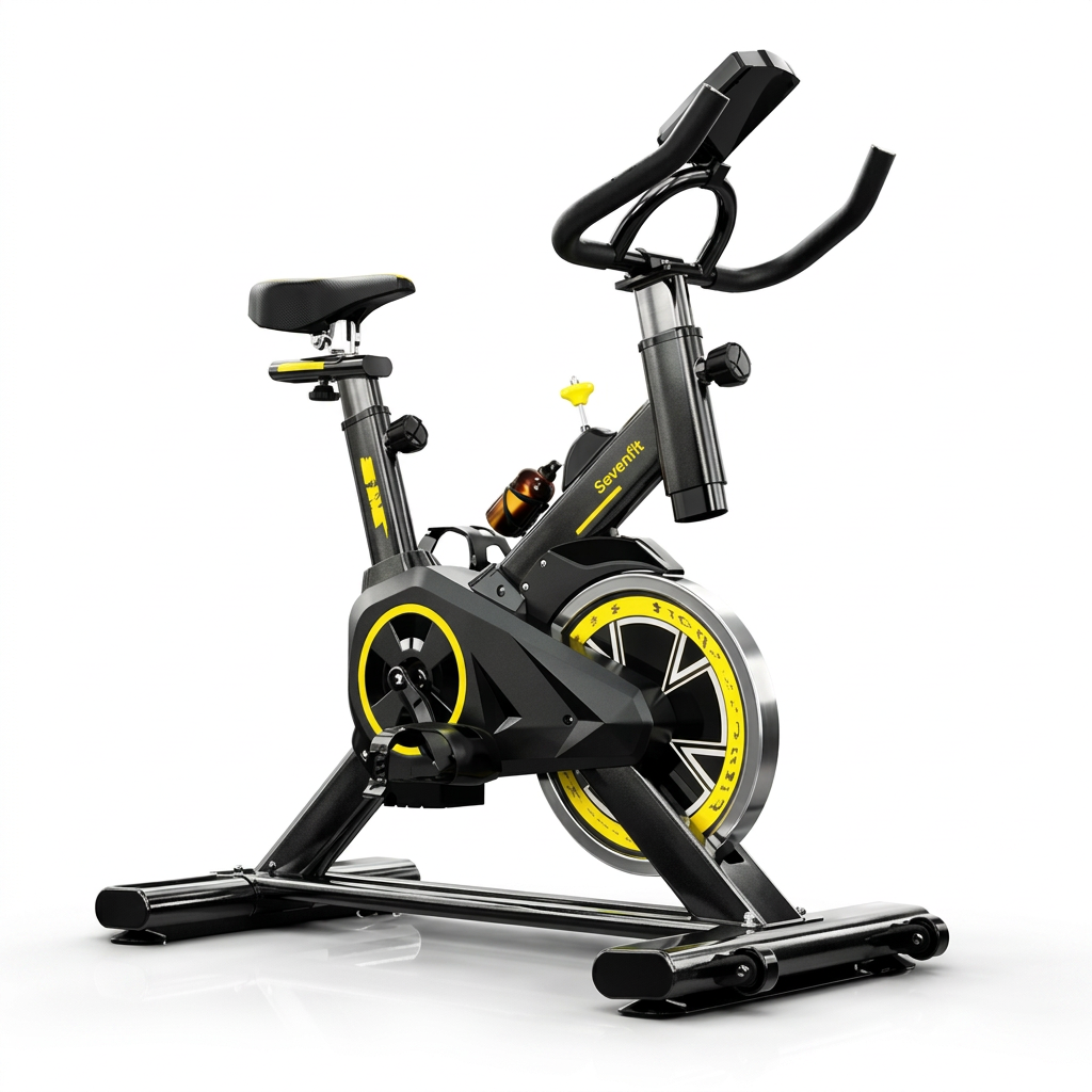 Bicicleta Ergométrica Spinning Sevenfit com Volante de 6kg e Porta Garrafa