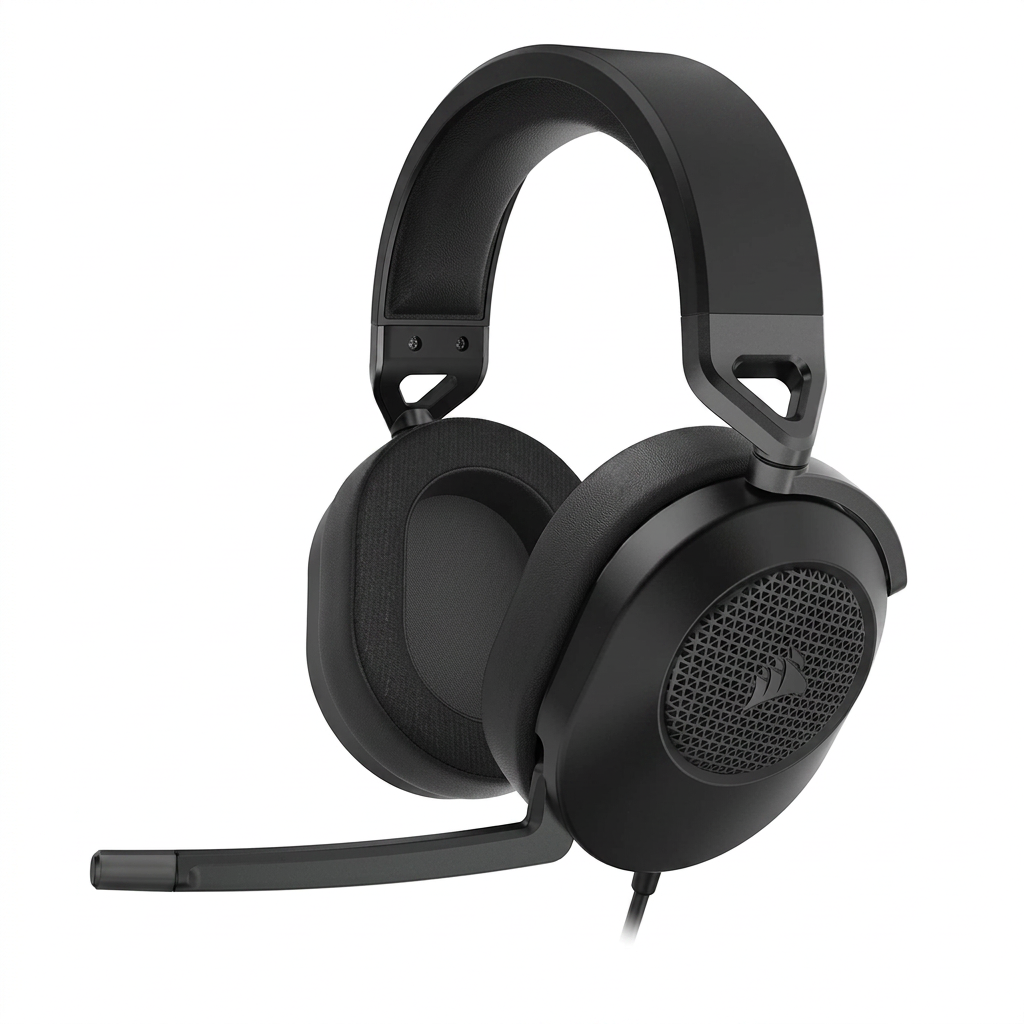 Headset Gamer Corsair HS65 SURROUND, Drivers 50mm, Preto, CA-9011270-NA
