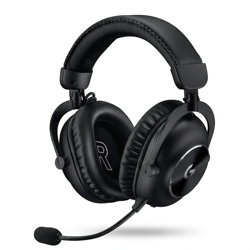 Headset Gamer Sem Fio Logitech G PRO X 2 LIGHTSPEED Com Microfone Removível, Drivers de Grafeno 50mm, Conexão Bluetooth, USB e 3,5 mm, Compatível com PC, PS5, PS4, Switch - Preto