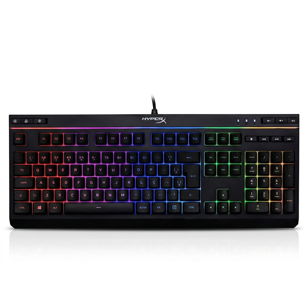 HyperX Teclado Gamer HyperX Alloy Core RGB, ABNT2, PRETO
