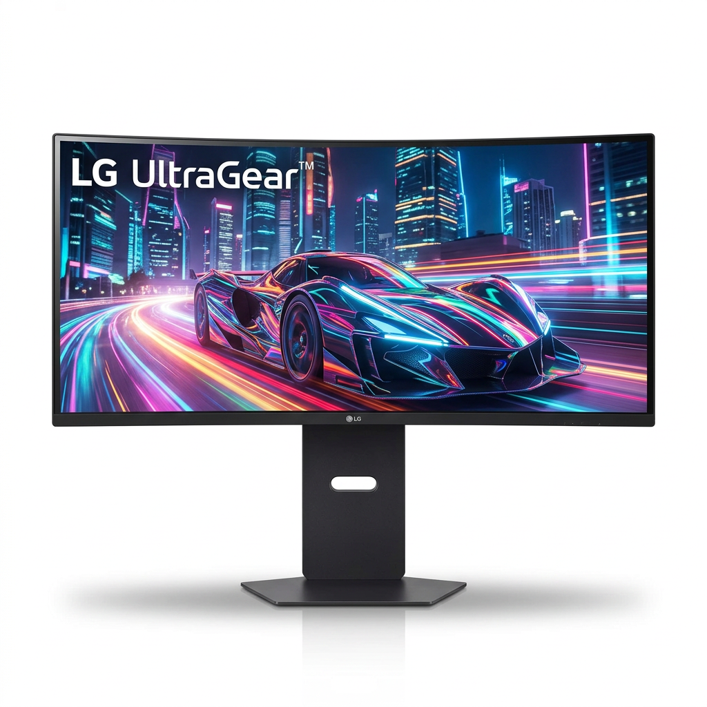 LG UltraGear Monitor Gamer Curvo UltraWide 34" VA 160Hz 1ms (MBR) QHD 2K (3440x1440) HDR10 AMD FreeSync Premium MaxxAudio 1800R, Preto - 34G600A