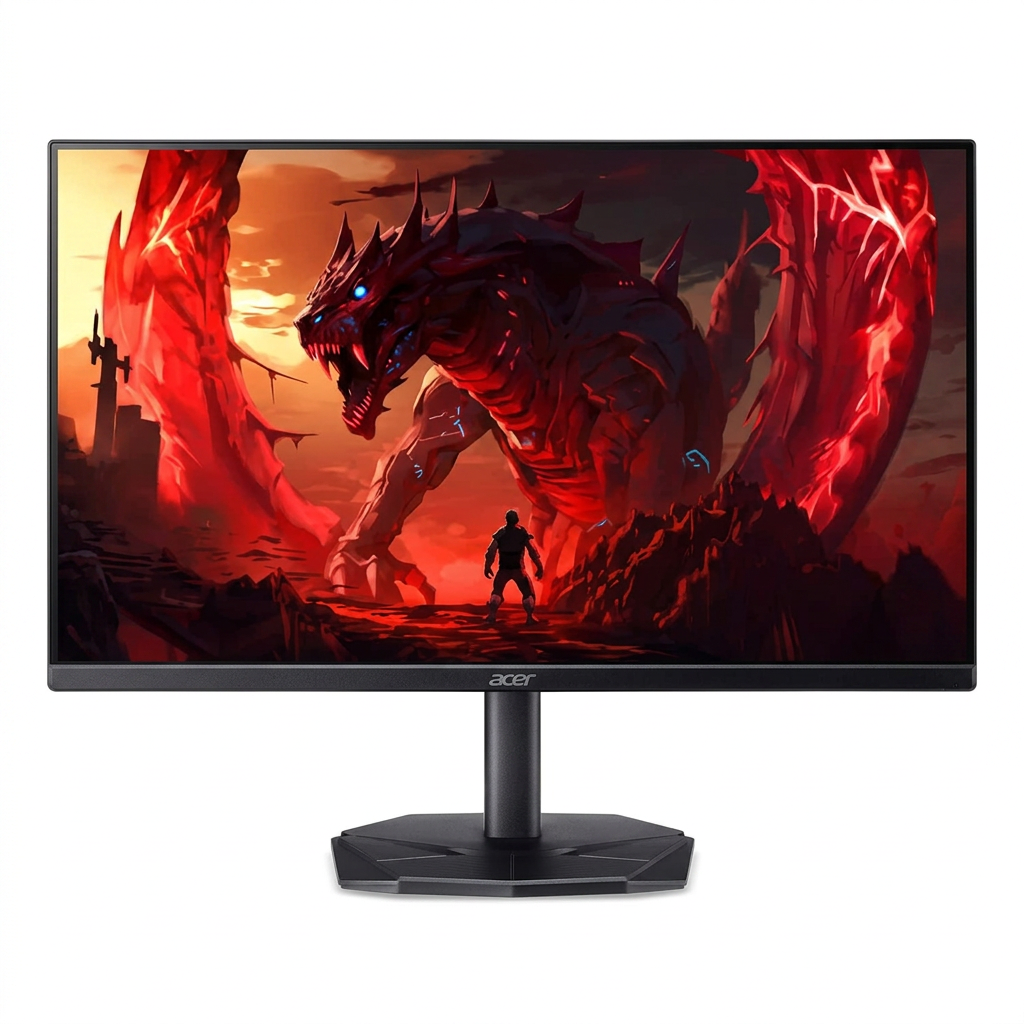 Monitor Gamer Acer Nitro KG0 KG240Y W3biip com Tela LED de 23,8" IPS Anti Reflexo 1920x1080 Full HD 1ms 240Hz