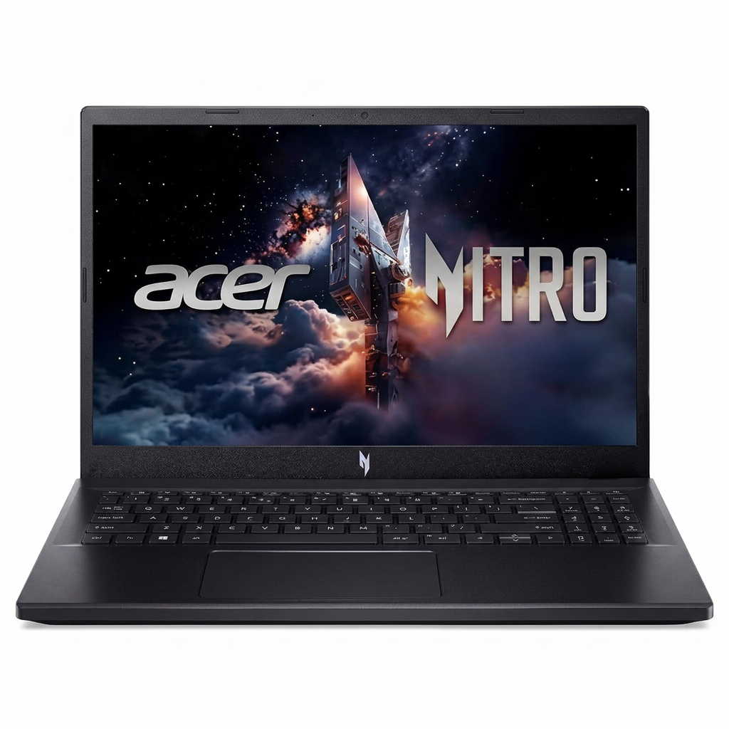 Notebook Acer Gamer Nitro V15 ANV15-52-77BG Core I7 13620H Memória Ram de 16GB DDR5 SSD NVMe 512GB Tela de 15,6" Full HD IPS Geforce RTX 4050 6GB