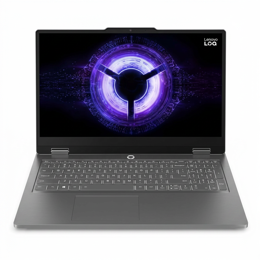 Notebook Gamer Lenovo LOQ Essential Intel Core i5-13450HX 16GB 512GB SSD RTX 5050 15.6" Windows 11-83UX000ABO