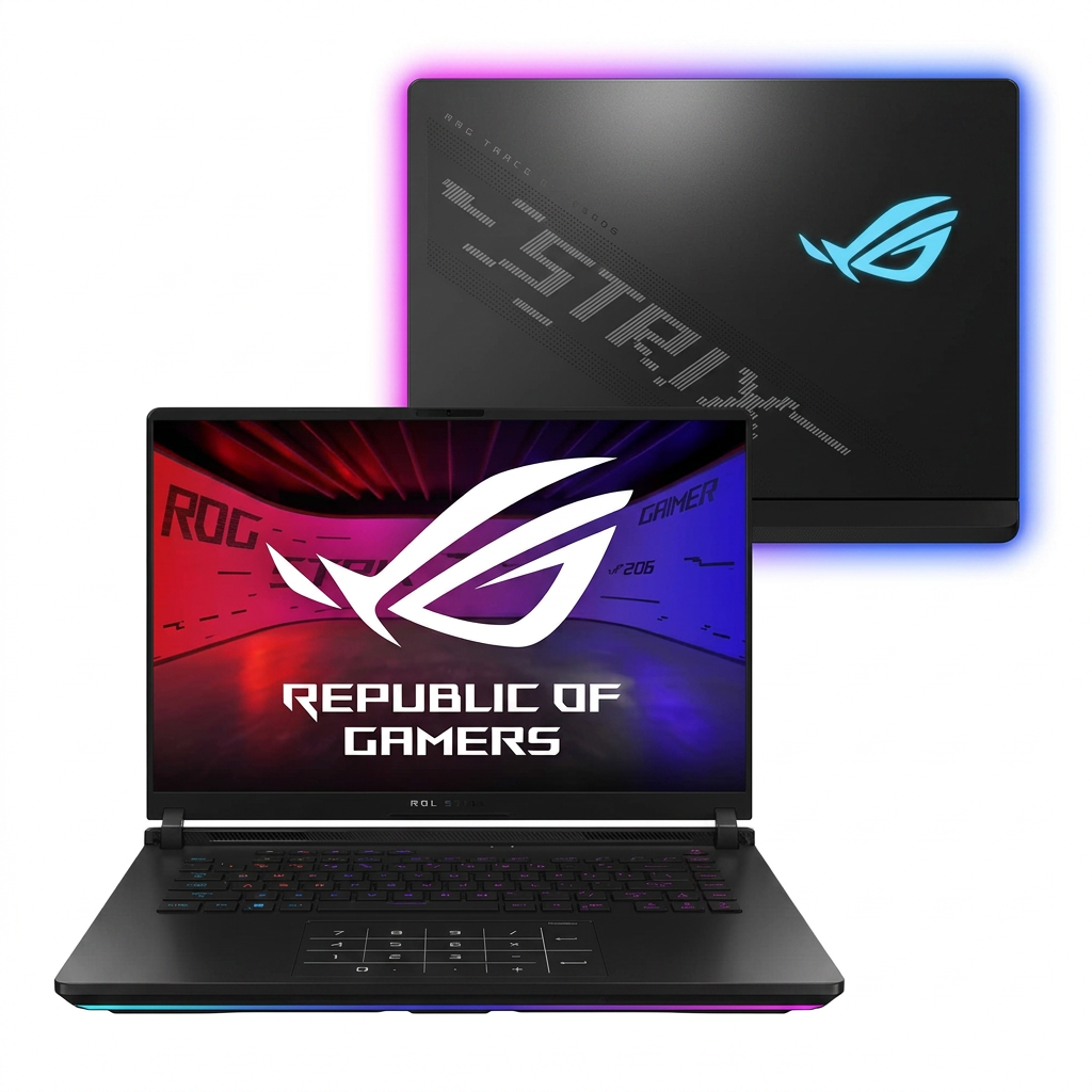 Notebook Gamer ROG Strix Scar G16 G635LR NVIDIA RTX5070 Ti Intel Core Ultra 9 275HX 32GB Ram 1TB SSD Windows 11 Tela 16" 240Hz FHD Black