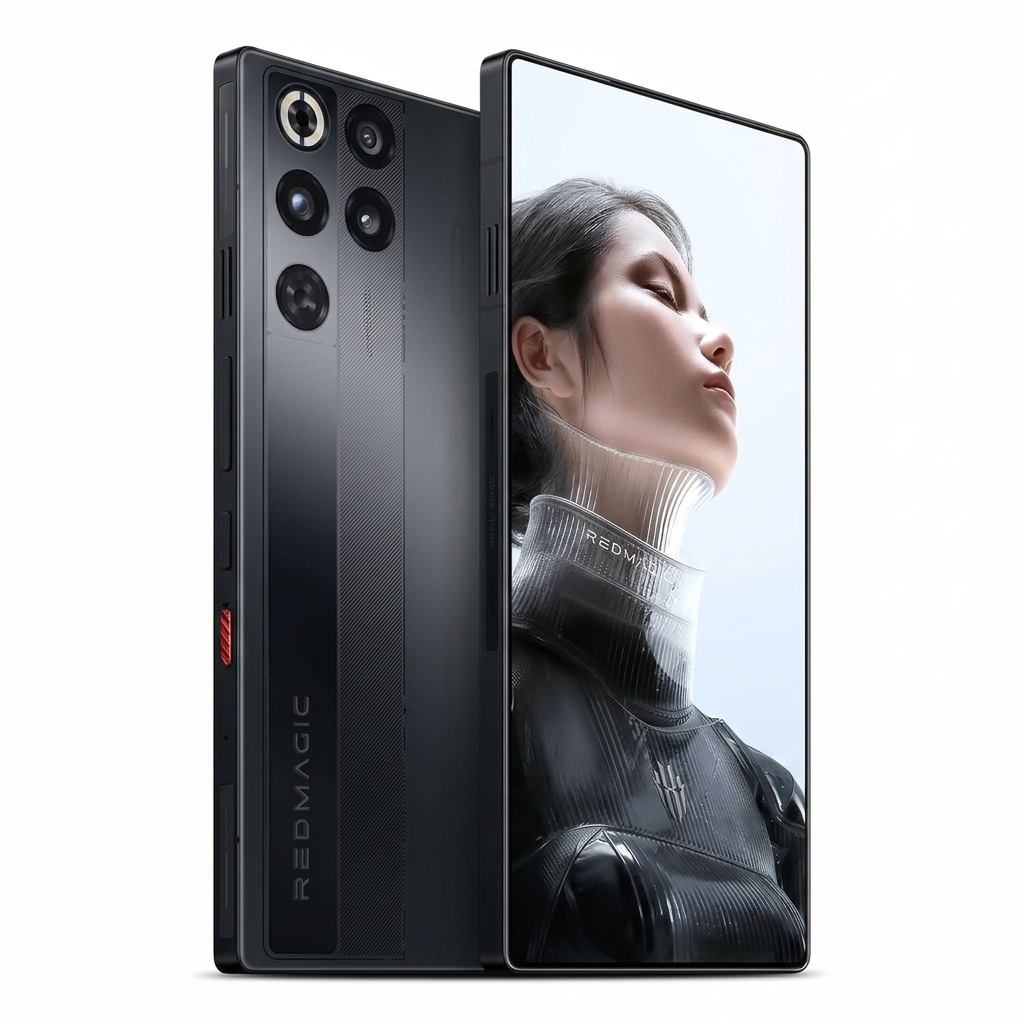 REDMAGIC 11 Pro Smartphone Gamer 5G com Snapdragon 8 Elite Gen 5 | Tela AMOLED 144 Hz, Resfriamento líquido, Carregamento Rápido, 12GB RAM e 256GB ROM, Compatível Brasil, Preto(Nightfreeze)