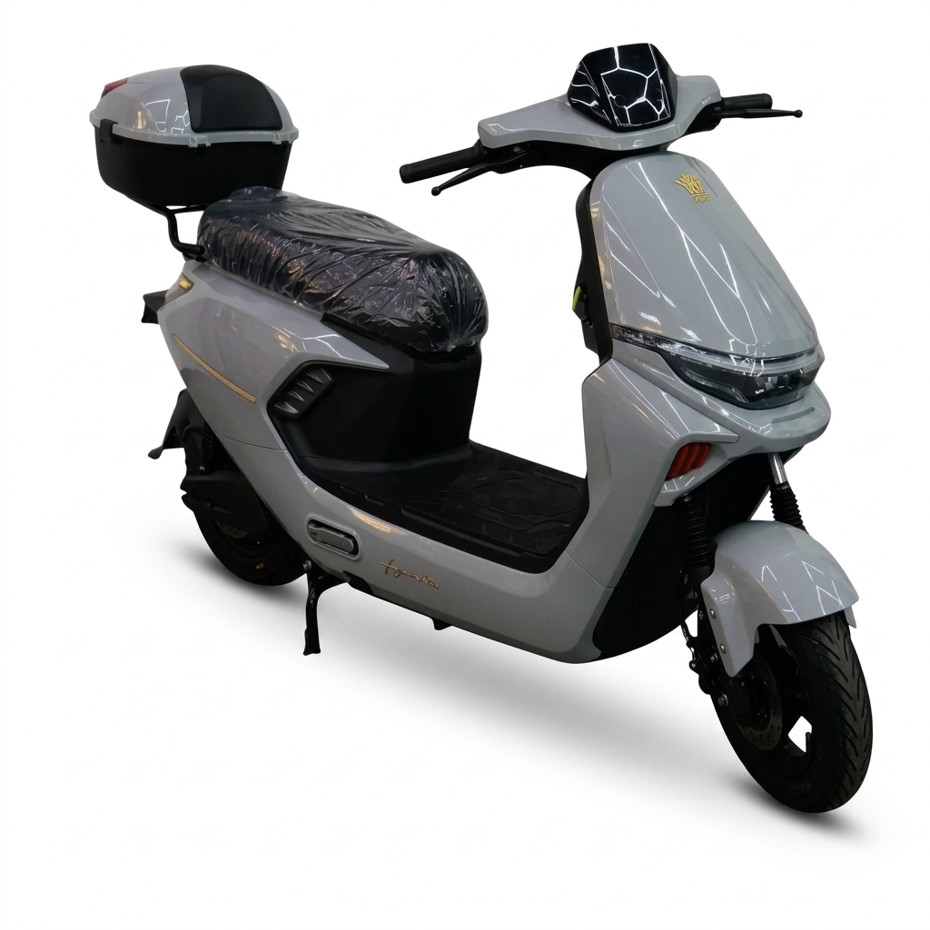 Scooter Elétrica Angie Ag12 1000w 45km/h 60km Nfc Baú Cinza