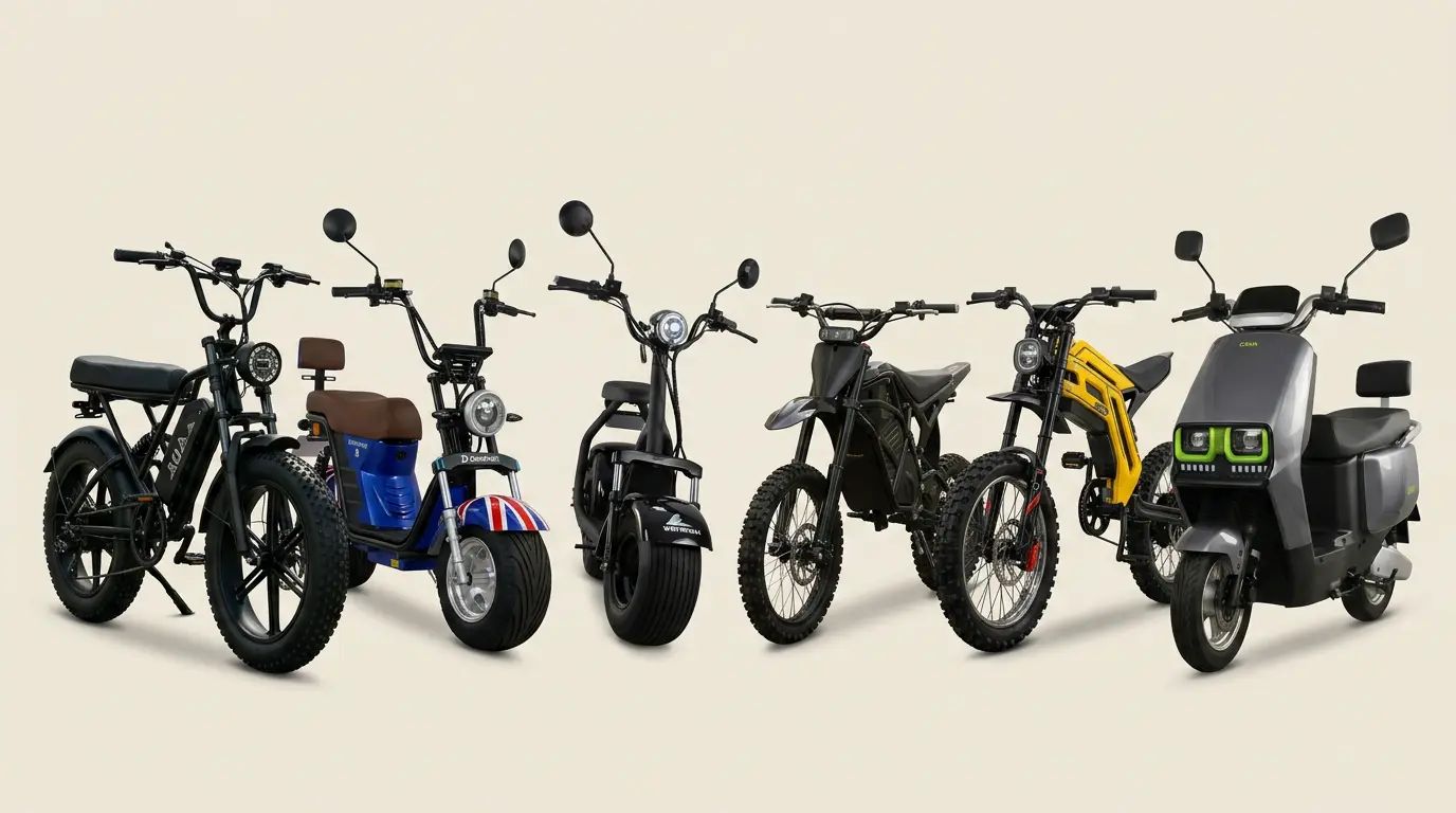 As 7 Melhores Motos Elétricas para Subir Ladeira