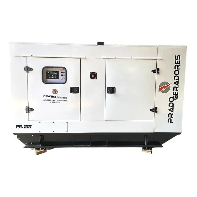Gerador 150 Kva Cabinado Silenciado Motor Perkins Diesel Aut