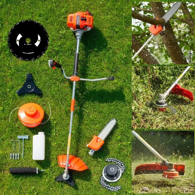 Roçadeira Gasolina Profissional 2t 75cc Motopoda + Trimmer