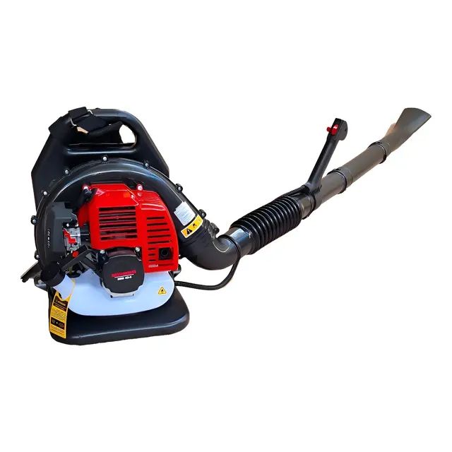 Soprador De Folhas Kawashima 43cc Kwb43 2t Profissional Preto Com Vermelho Gasolina