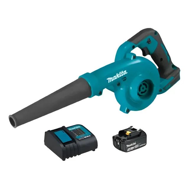 Soprador De Folhas Makita Dub185 C/carregador E Bateria Azul-turquesa 127/220v