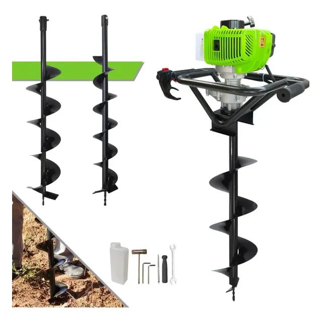 Furador Perfurador + Brocas Menegotti 1,8hp P/ Campos Rurais