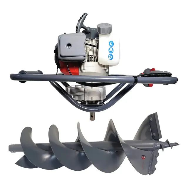 Perfurador De Solo Branco Bps-52 2.0 Hp Com Broca 25cm