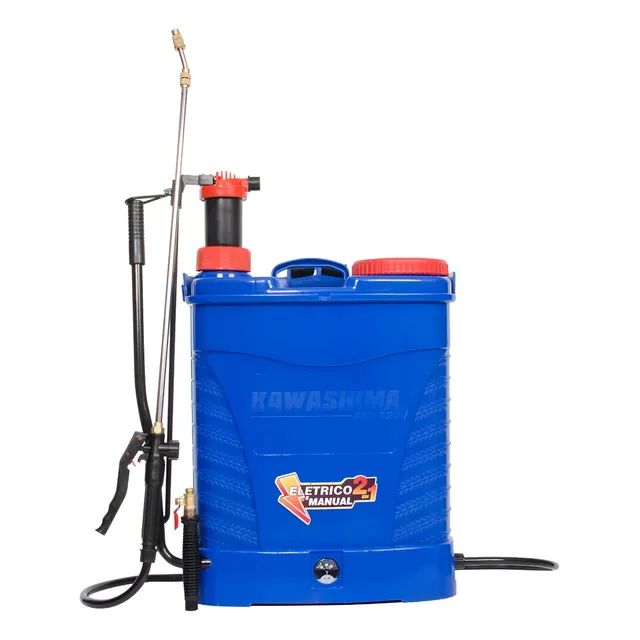 Pulverizador Agricola Kawashima 20l Costal Manual E Bateria Azul