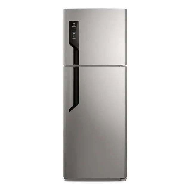Geladeira Electrolux Frost free com Autosense 480l Efficient duplex Inox Look tf71s Cor Prata 220v