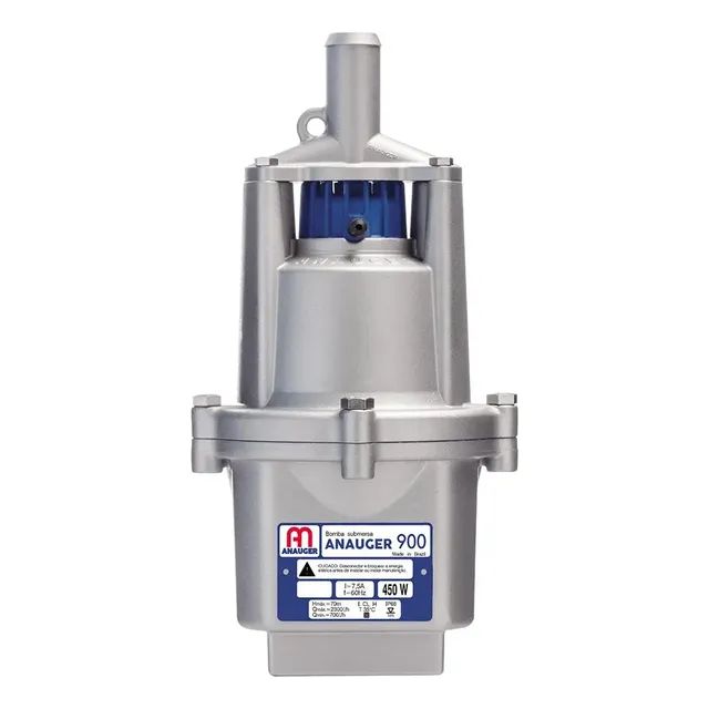 Bomba Submersa Vibratóra Anauger 900 5g - Cor Cinza 127v