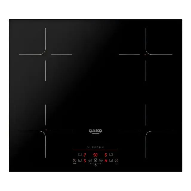 Cooktop Dako Supreme De Indução 4 Bocas Preto Para Embutir 220v