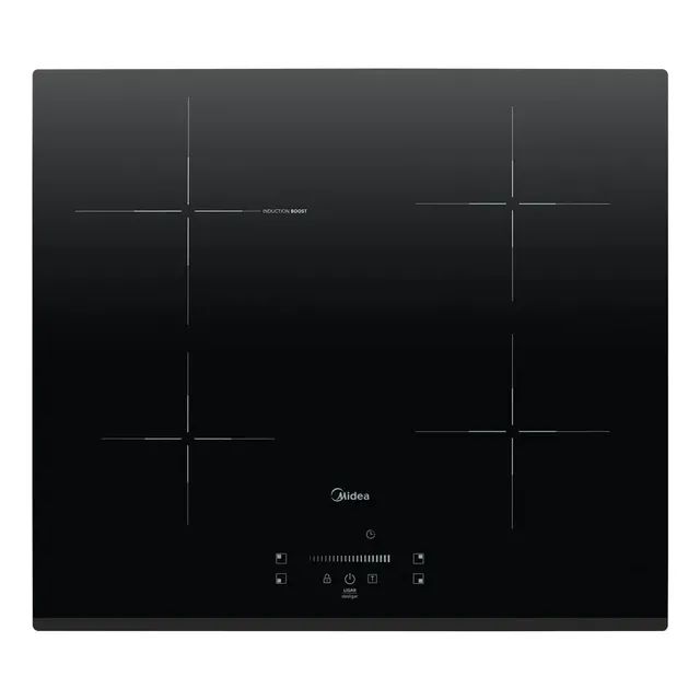 Cooktop 4 Bocas De Indução Even Pro Midea Cor Preto 220v