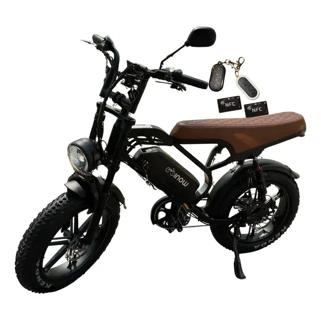 Bicicleta Elétrica Inow V40 Pro Lançamento 2026 1000w Nfc Preto