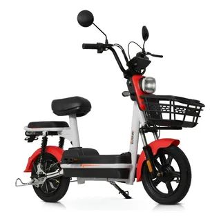 Bicicleta Elétrica Smart Mt-5 Motor 500w Bateria 48v 12ah Cor Vermelho