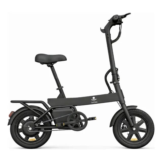 Bicicleta Elétrica Dobrável 440w 42v 7.8ah | Até 32 Km/h B20 Preto