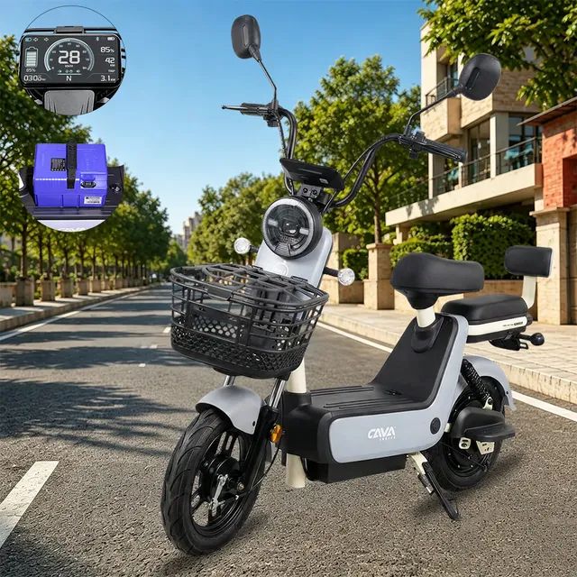 Cavalletta C2 Bicicleta Elétrica 750w Lítio 48v 20ah 65km Cinza 104cm