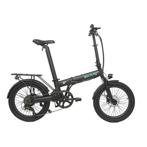 Bicicleta Elétrica Dobrável Skape S Plus 350w / 14ah / 20kg Preto