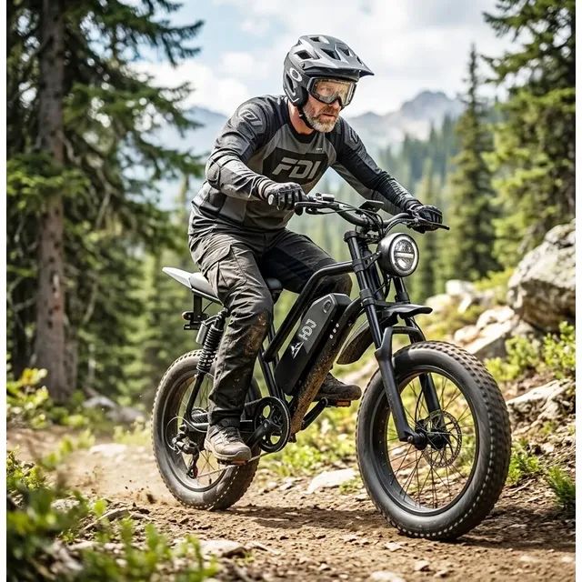Bicicleta Elétrica Scooter 1000w Bike Nfc Lítio 50km Preto 20