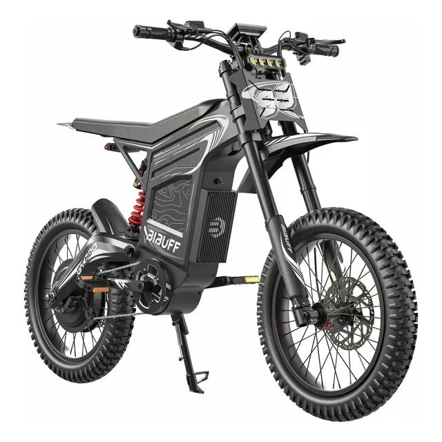 Moto Elétrica Off-road Gt600 - Potência De 7500w Pico 80km/h Preto