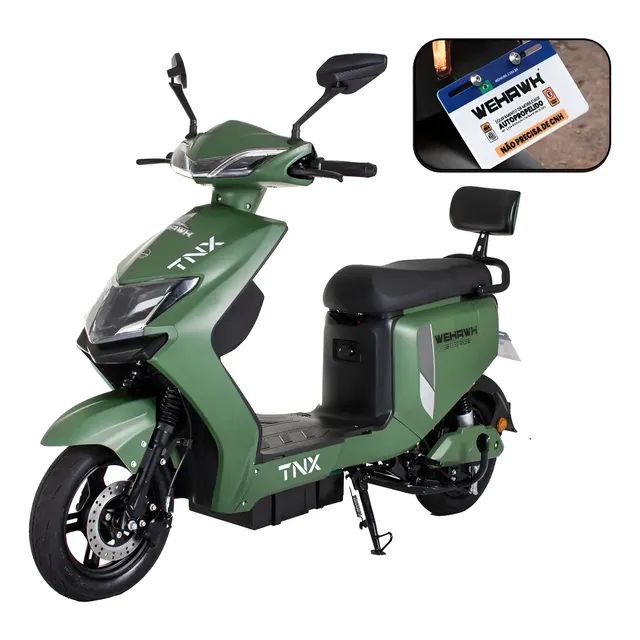 Bicicleta Elétrica Scooter 1000w Autonomia 40km Wehawk 2026