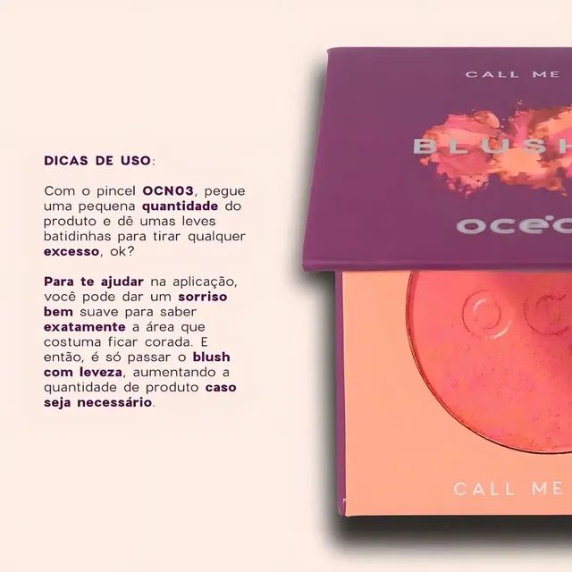 Océane - Blush Me Océane - Call Me Blush Laranja 6,5g