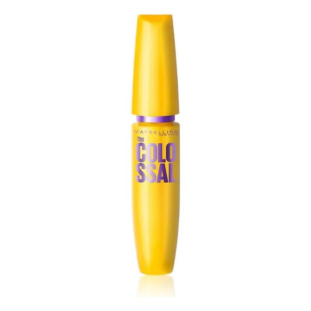 Máscara de Cílios Lavável, Longa Duração, 9x Mais Volume e Definição, Não Empelota, Cor Preto, The Colossal Volum' Express Maybelline NY, 8ml
