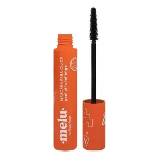 Máscara para Cílios Ruby Rose Melu Peel Off Super Alongamento à Prova D'Água Laranja