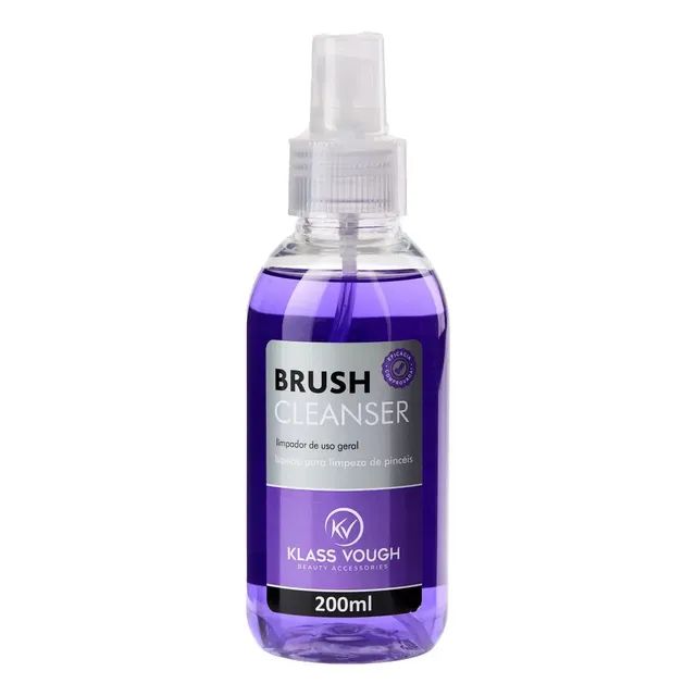 Brush Cleanser Higienizador Limpador Líquido De Pincel 200ml Klass Vough
