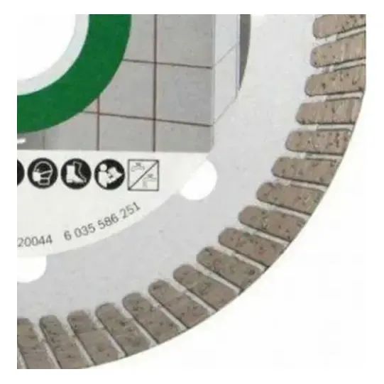 Disco Diamantado Turbo Fino 105mm Expert Bosch Cor Cinza