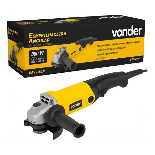 Esmerilhadeira Angular 4.1/2 860w Eav 860n Vonder