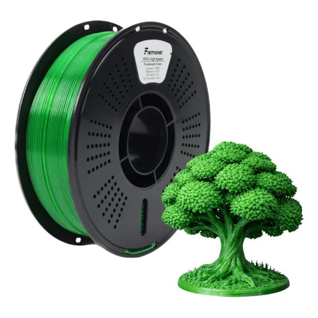 Filamento Petg 1kg High Speed Fremover Várias Cores Fluorescent Green