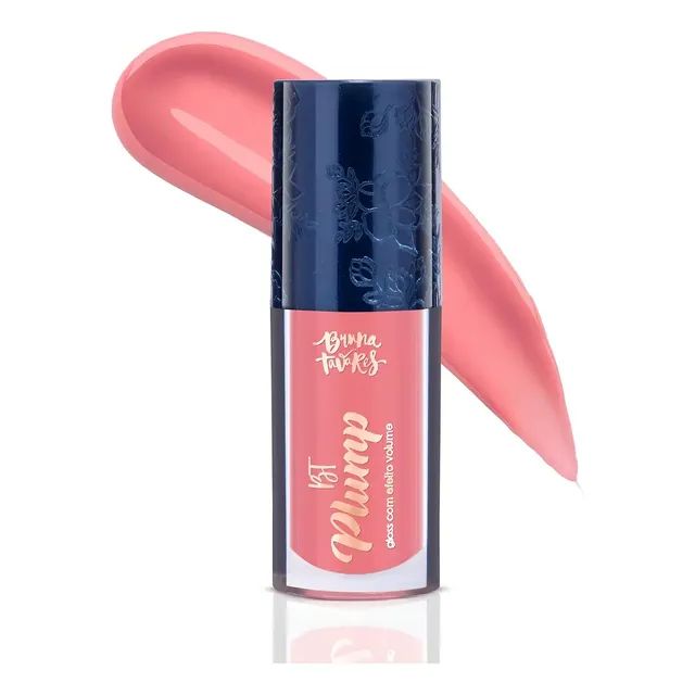 Gloss Labial Plump Rosa Angel 6ml Bruna Tavares Acabamento Mate